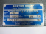Boston Gear F71860B5G Gear Reducer 60:1 440lb-in Out@1750rpm .32HP In USED