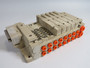 SMC SS5V2-10FD1-08U-N7 Manifold Assembly 8-Station C/W 5x Blank Plates USED