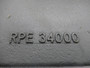 Generic RPE-34000 Steel Mounting Plate 11"x11" Frame 2-1/2" Bore USED