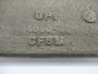 Generic CF8M Stainless Steel Mounting Plate 11"x11" Frame 2-1/2" Bore USED