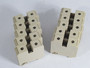 Siemens 8WA1-206 Beige Terminal Block 70mm2 8-0AWG 10-Pack NEW
