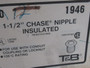 Thomas & Betts 1946 Insulated Chase Nipple 1-1/2" Iron Lot of 8 NEW