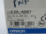 Omron E3S-AD81 Photoelectric Diffuse Reflective Sensor 10-30VDC 10-200mm 2m NEW