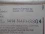 Hammond 1414N4PHSSG4 Junction Box w/ Hinge Cover and Panel 8" x 6"x 4" USED
