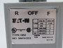 Eaton 9441H353 Drum Switch Lever Reverse/Off/Forward 3 Pole USED