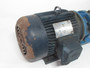 Leeson 7.5HP 1760RPM 575V 213T TEFC 3Ph 7.7A C/W Gear Reducer 3.98:1 Ratio USED