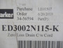 Parker ED3002N115-K Zero Loss Air Condensate Drain 115V +/-10% NEW