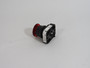 Allen-Bradley 800H-FRXTQH2RA1X Illum Push-Pull Red LED NO TRANSFORMER USED