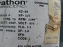 Marathon Electric M5-T2533 1/2HP 1140RPM 575V 56Y 3Ph 1.1/1A 60Hz USED