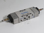 Festo 19787 MFH-5/3-G-1/4-B Solenoid Valve 1/4" 3-10 Bar 40-145 Psi USED
