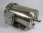 Leeson 2.0/1.5HP 1740/1440RPM 208-230/190V 460/380V 145TC TEFC 3Ph USED