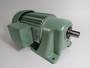 Tsubaki Gearmotor 1:15 0.2kw 100/120RPM 200/220V 3Ph 1.2/1.1A 50/60Hz USED