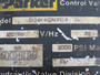 Parker D3W4CNYC4-14 Directional Control Valve 120V@60Hz *No Knobs on Coils* USED