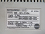 Mitsubishi MR-J2S-350A AC Servo Drive 3.5kW 170V 17.0A MISSING SCREWS/COVER USED