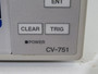 Keyence CV-751 Operator Color Interface 16 Programs 5.5" 24VDC USED
