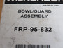 Wilkerson FRP-95-832 Plastic Bowl and Metal Bowl Guard with Manual Drain NEW