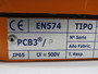Star Automation PCB3/P Two-Hand Control Desk 1 Red E-Stop + 2 Green Buttons USED