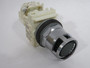 Schneider Electric 9001K3L35LGG Green Flush Metal Guard Push Button 1NO USED