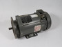 Baldor VP3428D .50HP 3000RPM 180V D71D TE 2.5A MISSING WIRING COVER USED