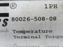 ASC Capacitors 80026-508-08 Snubber Capacitor 0.1uF +/-5% -40/85C 5.6Nm USED