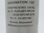 Ferraz Shawmut A480R12R-1 Current Limiting Fuse 2400/4800V 5.5kV Max USED