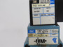 Mac 55B-11-PI-501JM 3-Way Solenoid Valve 24VDC@6W 25-150 PSI 1/4" NPTF USED