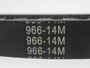 Generic 966-14M-20 Timing Belt 966mm L x 20mm W x 14mm P NOP