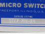 Microswitch DTF2-2RN-RH Limit Switch 10A 125/250VAC 0.3/0.15A SHELF WEAR NOP