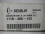 Deublin 1116-486-143 Rotary Union M16 x 1.5 LH 16mm PLT USED