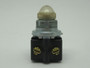 Square D 9001-SKPF1C9 Ser F Flashing Pilot Light 110-120V 50/60Hz Clear Cap USED