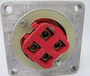 Cooper Crouse-Hinds AR641 Arktite Receptacle 60A 250VDC 600VAC 4W 4P USED