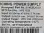 Honeywell 900P02-0001 Switching Power Supply 5VDC@2A 24VDC@0.9A USED