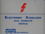 GBT Electronics 1000VA Electronic Stabilizer 220VAC 50/60Hz USED