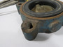 Keystone 1020 Lug-Style Butterfly Valve 3" Bronze Disc C/W Handle CHIPPED USED