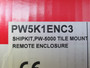 Honeywell PW5K1ENC3 Remote Enclosure w Plug-In 110V Transformer/Power Supply NEW