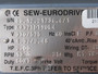 Sew-Eurodrive AC Gearmotor 7.96:1 2HP 1720RPM 330/575V TEFC 3Ph 4.32/2.48A USED