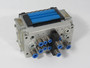 Festo CPV14-VI-10P-14-6A-MP-R-J Valve Manifold Assembly 0.9-10 bar USED