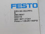 Festo 28928047 DZH-50-250-PPV-A Pneumatic Cylinder 50mm Bore 250mm Stroke USED