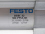 Festo 2123090 DSBC-32-300-PPSA-N3 ISO Cylinder 32mm Bore 300mm Stroke USED