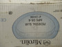 Mirolin MPS-08-8WH Ceramic Pedestal Slab 8" w/ 4" Center SHELF WEAR NEW
