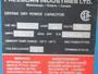 Freeborn Industries 4563F DryPak Dry Power Capacitor 600V 45kVAR 3Ph 60Hz USED