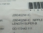 Kadant Johnson J2604Q2W-IC Nipple Tube w/ 2 Keys 7.69" L SEALED NEW