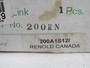 Renold 200A1S12I Offset Link Riveted Type 200 Chain 2-1/2" Pitch 1.49" Width NEW