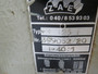 Zae M-125-F Gear Reducer 399052/20 40:1 Ratio  USED