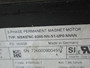 Rexroth Permanent Magnet Motor 4700RPM C/W Gear Reducer 97.05:1 Ratio USED