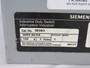 Siemens ID363 Enclosed Industrial Safety Switch 100A 600VAC 3P USED