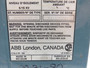 ABB D60025SD DSH Indoor Capacitor 600V 25kVAR 3Ph 60Hz USED