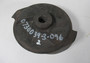 Wemco Self Priming 0730038-3 Pump Impeller 1-1/8" Threaded ID 10-1/2" OD USED