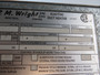 P.M. Wright ID Electric Duct Heater 5kW 24V 1Ph 2W FADED LABEL USED