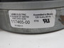 Lamb Electric 117465-00 2-Stage Vacuum Motor 7.2" dia. 120V 60Hz 2" OD Port USED